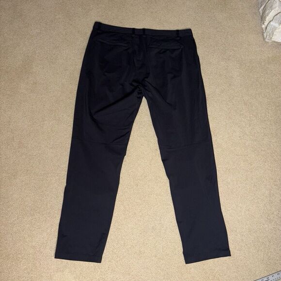 Rhone Commuter Pants Mens 40x32 Straight Black Chino Athletic Casual Performance - Picture 12 of 13